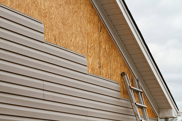 Professional Siding Repair technician working in Huntingtown, MD